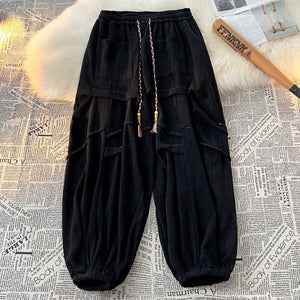 Retro Loose Casual Wide Leg Bloomers