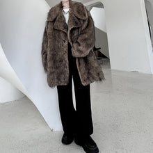 Load image into Gallery viewer, Warm Artificial Fur Oversized Coat
