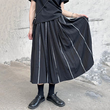 Load image into Gallery viewer, Summer Topstitch Loose Swing Skirt
