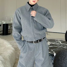 Load image into Gallery viewer, Woolen Warm Jacket  Wide-leg Loose Trousers Two-piece Set
