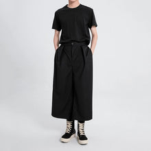 Load image into Gallery viewer, Drape Breathable Wide-leg Cropped Trousers
