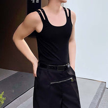 Load image into Gallery viewer, Double Straps Sleeveless Tank Top
