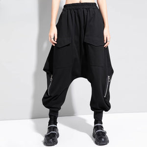 Casual Wide Crotch Harem Pants