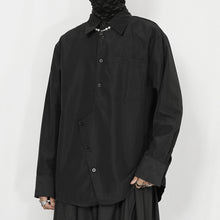 Load image into Gallery viewer, Asymmetric Placket Loose Shirt
