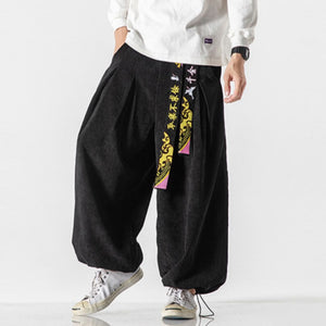 Loose Corduroy Casual Straight Pants