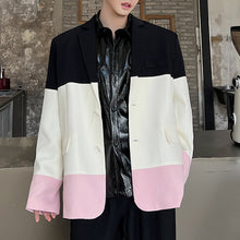 Load image into Gallery viewer, Colorblock Single-breasted Blazer
