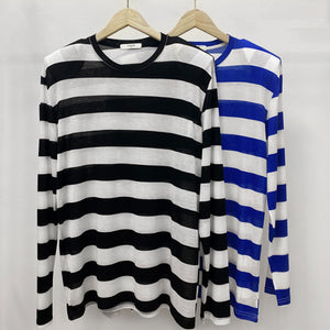 Striped Loose Thin Long Sleeves