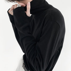 Soft Turtleneck Bottoming T-shirt