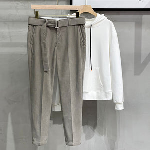 Winter Thickened Corduroy Casual Straight Pants