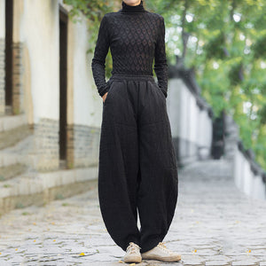 Casual Loose Large Size Lantern Ninth Pants