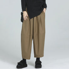 Load image into Gallery viewer, Loose High-waisted Casual Lantern Cropped Pants
