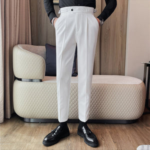 Naples Slim High Waist Suit Pants