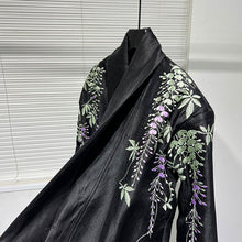 Load image into Gallery viewer, Floral Embroidered Buttonless Cardigan
