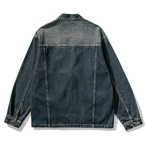 Vintage Denim Button Jacket