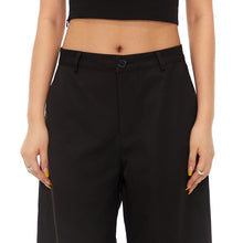 Load image into Gallery viewer, Loose Straight Casual Black Trousers
