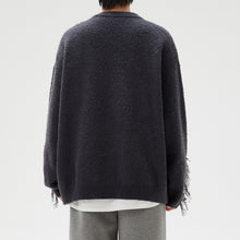 Load image into Gallery viewer, Ripped Tassel Distressed Sweater
