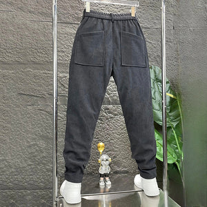 Corduroy Slim-fitting Loose Warm Casual Pants