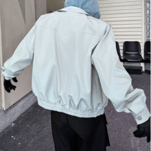 Load image into Gallery viewer, Fake Two Piece Denim Hooded Jacket
