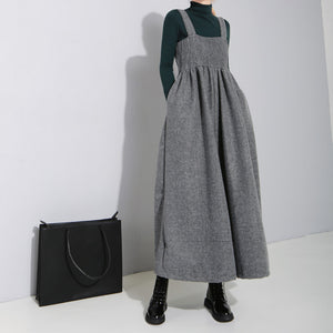 Retro Loose Wide Leg Overalls