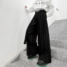 Load image into Gallery viewer, Double Ribbon Pleated Wide Leg Pants
