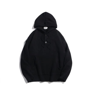 Hooded Loose Retro Sweater