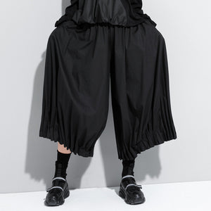 High Waist Pleated Wide Leg Pants