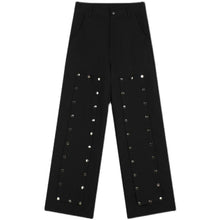 Load image into Gallery viewer, Metal Snap Button Wide-Leg Pants
