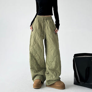 Thickened Cotton Drawstring Loose Casual Pants