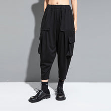 Load image into Gallery viewer, Large Pocket Casual Loose Harem Pants
