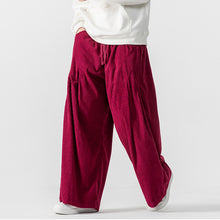 Load image into Gallery viewer, Corduroy Casual Thick Straight Wide-leg Pants
