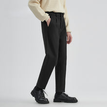 Load image into Gallery viewer, Woolen Loose Straight Casual Pants
