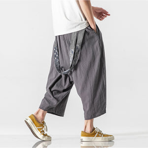 Straight-Leg Casual Loose Overalls