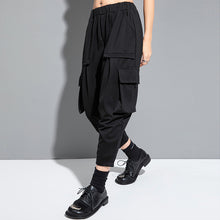 Load image into Gallery viewer, Large Pocket Casual Loose Harem Pants
