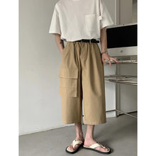 Load image into Gallery viewer, Summer Loose Wide Leg Cargo Cropped Pants
