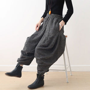 Vintage Knit Wide Leg Loose Bloomers