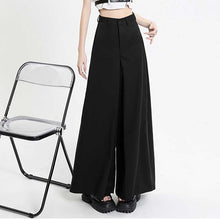 Load image into Gallery viewer, Draped Relaxed High-Rise Wide-Leg Pants
