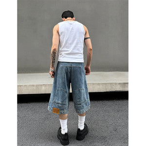 【Your pants are on backwards】Denim Shorts