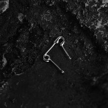 Load image into Gallery viewer, Electroplated Paper Clip Earrings
