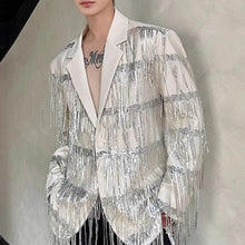 Load image into Gallery viewer, Tassel Sequined Double-Layer Mesh Jacket
