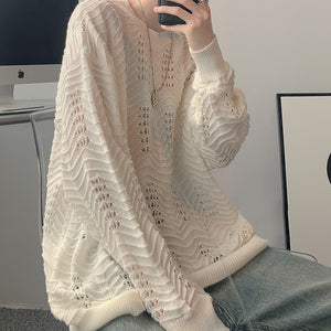 Hollow Pullover Loose Sweater