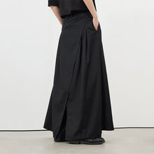 Load image into Gallery viewer, Black Irregular Multi Piece Wide Leg Pants
