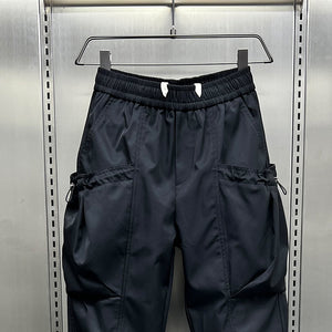 Loose-fitting Large Pocket Straight Sweatpants