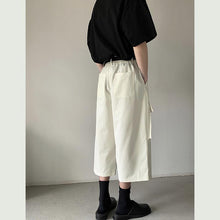 Load image into Gallery viewer, Summer Loose Wide Leg Cargo Cropped Pants
