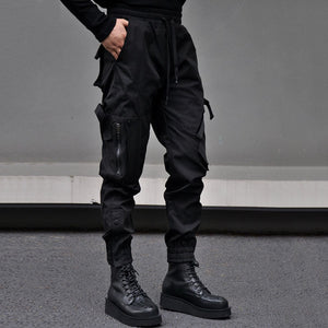 Dark Functional Pocket Overalls