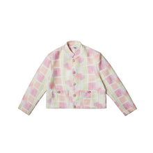 Load image into Gallery viewer, Pink Smudged Cropped Jacket
