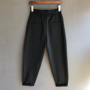 Striped Loose Harem Pants