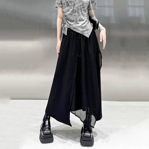 Irregular Patchwork A-line Skirt