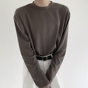 Solid Long Sleeve T-shirt