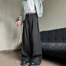 Load image into Gallery viewer, Drape Wide-leg Straight-leg Casual Loose-fitting Trousers
