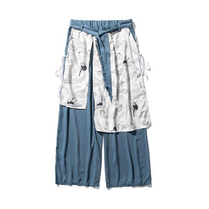 Loose Straight Hanfu Casual Pants